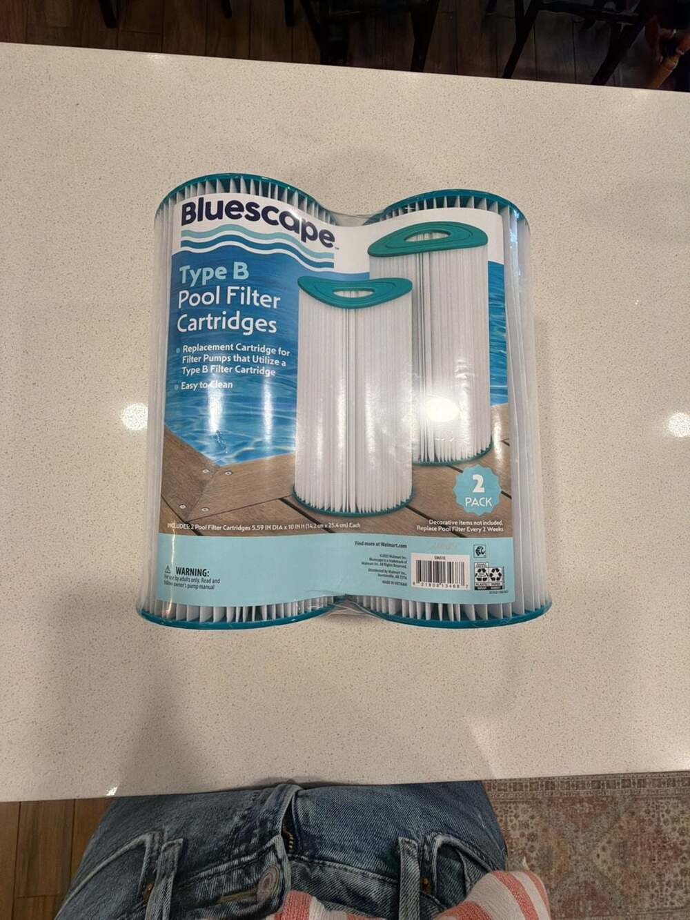 Bluescape Type B Pool Filter Cartridges, 2 Pack